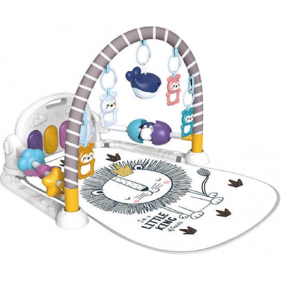 Bebe Stars Γυμναστήριο Δραστηριοτήτων Piano Lion με Μουσική 80x50x40cm 100-186