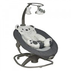 Bebe Stars Κούνια Ηλεκτρική Imagine 2 In 1 Grey