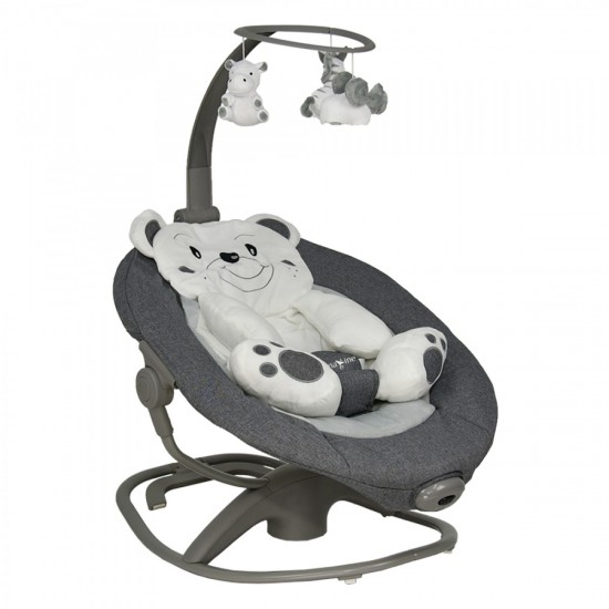 Bebe Stars Κούνια Ηλεκτρική Imagine 2 In 1 Grey