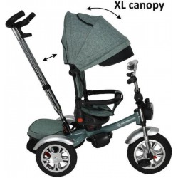 Bebe Stars Παιδικό Τρίκυκλο Ποδήλατο 360° Chopper 6in1 Μετατρεπόμενο με Αποθηκευτικό Χώρο, Σκίαστρο & Χειρολαβή 814-184