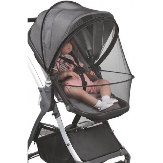 Bebe Stars Κουνουπιέρα Καροτσιού από Τούλι 150x76εκ. Μαύρη