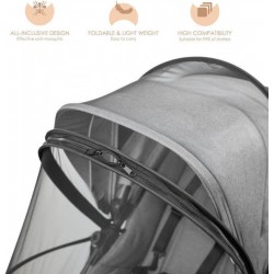 Bebe Stars Κουνουπιέρα Καροτσιού από Τούλι 150x76εκ. Μαύρη