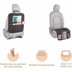 Bebe Stars Προστατευτικό με Θήκες και iPAD Θήκη για το Αυτοκίνητο 3 σε 1 (80-130) Μαύρο