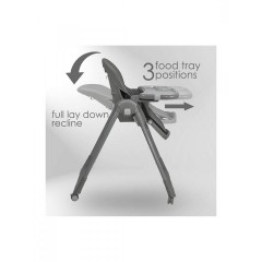 Bebe Stars Milk Καρεκλάκι Φαγητού 2 in 1 Γκρι 866-186