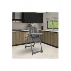 Bebe Stars Milk Καρεκλάκι Φαγητού 2 in 1 Γκρι 866-186