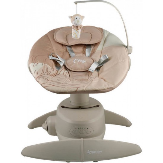 Bebe Stars Ηλεκτρικό Relax Μωρού Cozy με Μουσική για Παιδί έως 9kg Mocha