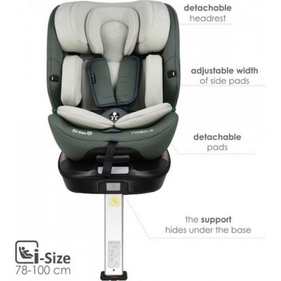 Bebe Stars Nobile Καθισματάκι Αυτοκινήτου i-Size με Isofix (924-176) Olive