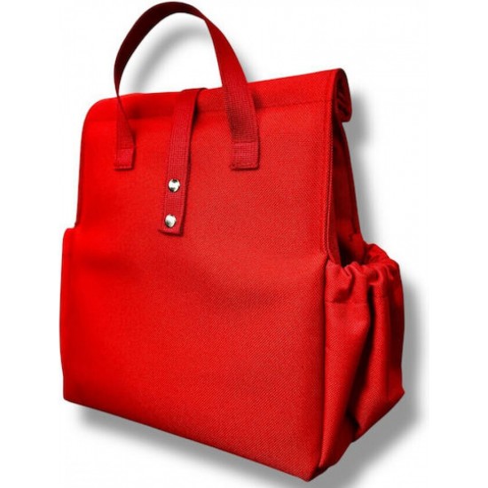 The Lunch Bags Original Ισοθερμική Τσάντα Χειρός 5 λίτρων Μ24 x Π16 x Υ21εκ. Full Red