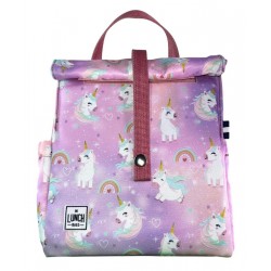 The Lunch Bags Σχολική Ισοθερμική Θήκη Φαγητού 5lt Rainbow Unicorn