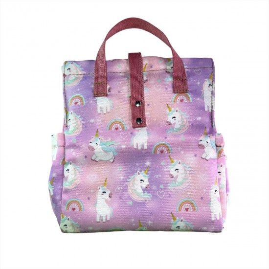 The Lunch Bags Σχολική Ισοθερμική Θήκη Φαγητού 5lt Rainbow Unicorn
