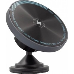 Vivid Magnetic Wireless Car Charger and Holder 15W (LQM-20240510-5) Dark Gray