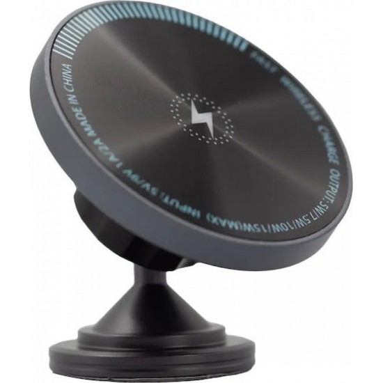 Vivid Magnetic Wireless Car Charger and Holder 15W (LQM-20240510-5) Dark Gray