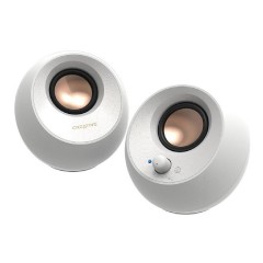 Creative Pebble V3 Minimalistic USB-C Speakers with Bluetooth - White (51MF1700AA002)