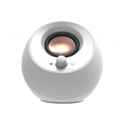 Creative Pebble V3 Minimalistic USB-C Speakers with Bluetooth - White (51MF1700AA002)