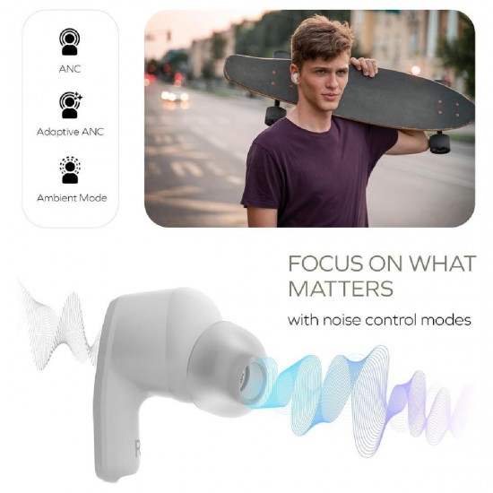 Creative Zen Air SXFI In-Ear Bluetooth Handsfree (51EF1180AA000) Γκρί