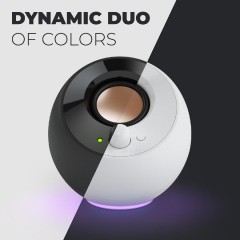 Creative Pebble SE RGB Ηχεία Υπολογιστή 2.0 USB-C (51MF1725AA000) Μαύρα