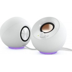 Creative Pebble SE RGB Ηχεία Υπολογιστή 2.0 USB-C (51MF1725AA001) Λευκά