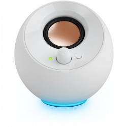 Creative Pebble SE RGB Ηχεία Υπολογιστή 2.0 USB-C (51MF1725AA001) Λευκά