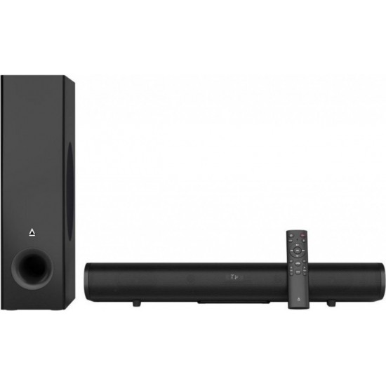 Creative Stage Pro Soundbar 2.1 Bluetooth και HDMI 160W με Ασύρματο Subwoofer και Τηλεχειριστήριο (51MF8495AA000) Μαύρο
