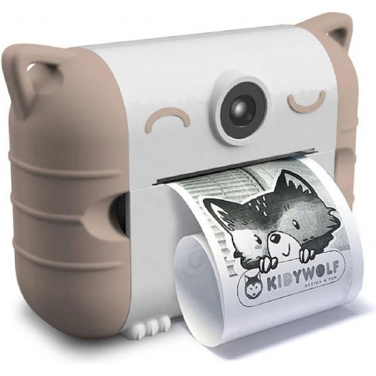 Kidywolf Instant Camera with Thermal Printer (KDW-181238) Pink