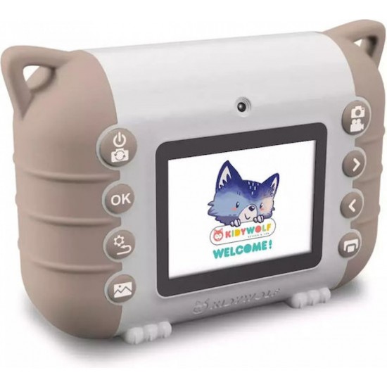 Kidywolf Instant Camera with Thermal Printer (KDW-181238) Pink