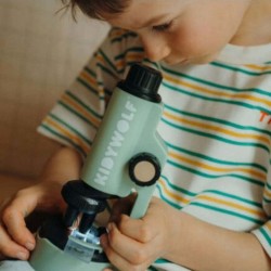 Kidywolf Kidymicroscope Παιδικό Φορητό Μικροσκόπιο με Δείγματα & Εργαλεία (DW-182228) Πράσινο