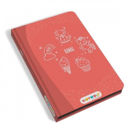 Kidywolf Παιδικό Tablet Ζωγραφικής Οθόνη Lcd 30 Κάρτες Kawai (KDW-182488)