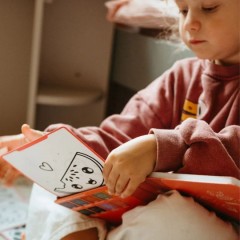 Kidywolf Παιδικό Tablet Ζωγραφικής Οθόνη Lcd 30 Κάρτες Kawai (KDW-182488)