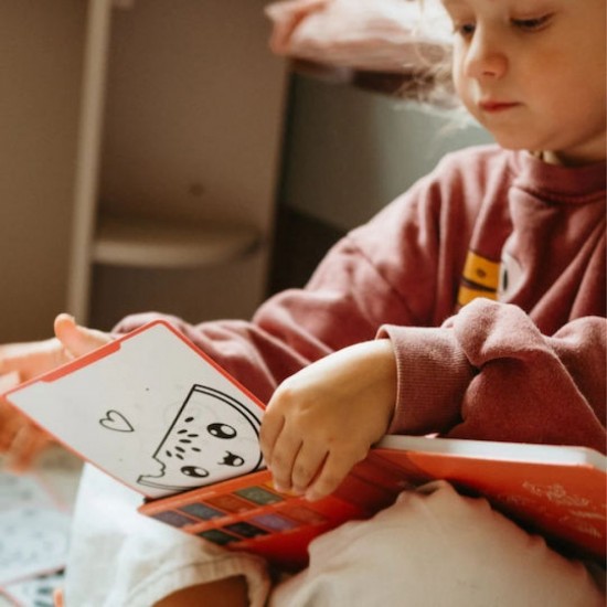 Kidywolf Παιδικό Tablet Ζωγραφικής Οθόνη Lcd 30 Κάρτες Kawai (KDW-182488)