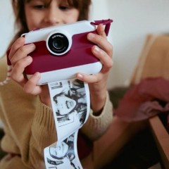 Kidywolf Instant Camera with Thermal Printer (KDW-182693) Red