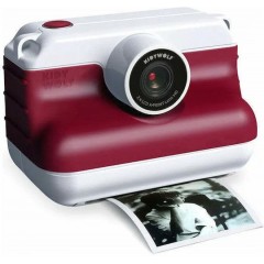 Kidywolf Instant Camera with Thermal Printer (KDW-182693) Red