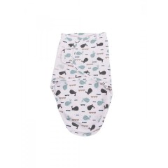 Bo Jungle Κουβέρτα Κούνιας Βαμβακερή Λευκή B172500