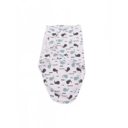 Bo Jungle Κουβέρτα Κούνιας Βαμβακερή Λευκή B172500