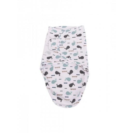 Bo Jungle Κουβέρτα Κούνιας Βαμβακερή Λευκή B172500