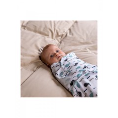 Bo Jungle Κουβέρτα Κούνιας Βαμβακερή Λευκή B172500