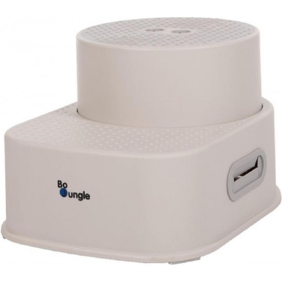 Bo Jungle: Πτυσσόμενο σκαλοπάτι με δύο επίπεδα και αντιολισθητική επιφάνεια έως 150 kg -Grey