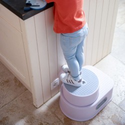 Bo Jungle: Πτυσσόμενο σκαλοπάτι με δύο επίπεδα και αντιολισθητική επιφάνεια έως 150 kg -Grey