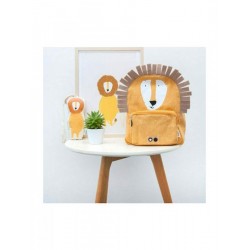 Trixie Mr. Lion Σχολική Τσάντα Πλάτης Νηπιαγωγείου 23 x 12 x 31εκ Πορτοκαλί