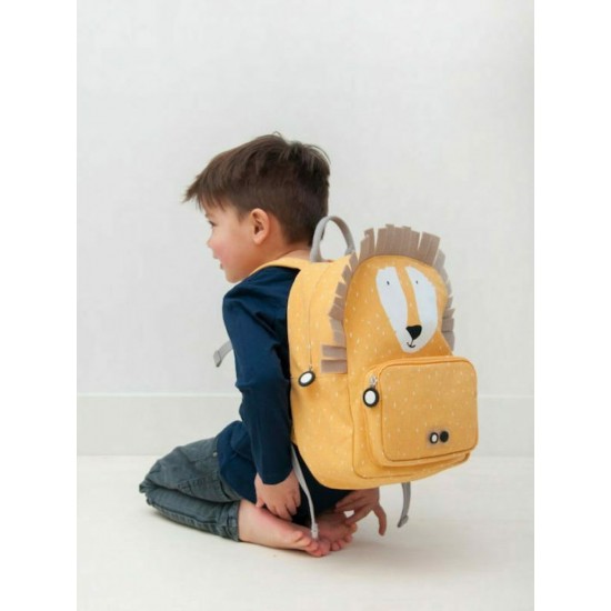 Trixie Mr. Lion Σχολική Τσάντα Πλάτης Νηπιαγωγείου 23 x 12 x 31εκ Πορτοκαλί