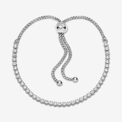 Pandora Slider Tennis Bracelet (599375C01-1) Silver
