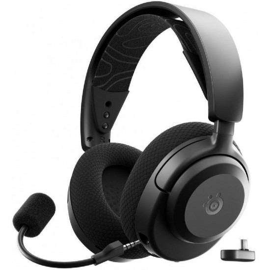 SteelSeries Arctis Nova 3P Ασύρματο Over Ear Gaming Headset με σύνδεση Bluetooth / USB Black