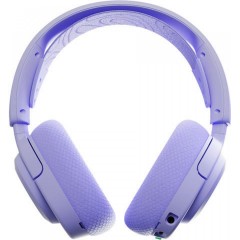 SteelSeries Arctis Nova 3P Ασύρματο Over Ear Gaming Headset με σύνδεση Bluetooth / USB Purple