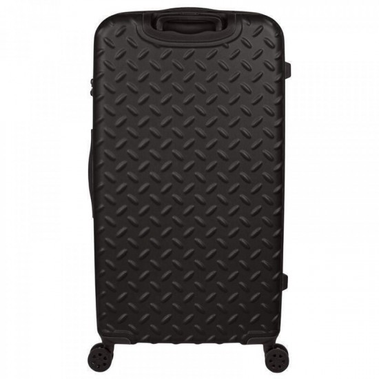 Caterpillar Trunk Μεγάλη Βαλίτσα με ύψος 68cm (84900-01/70) Μαύρο