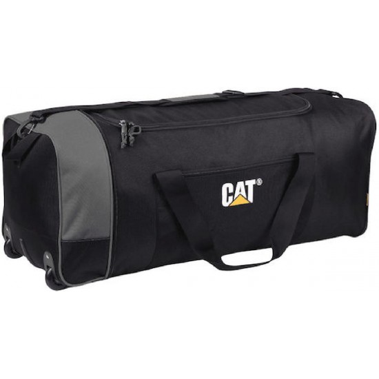 Caterpillar Σακ Βουαγιάζ 80lt με Ρόδες Υφασμάτινο (84654-84) Μαύρο