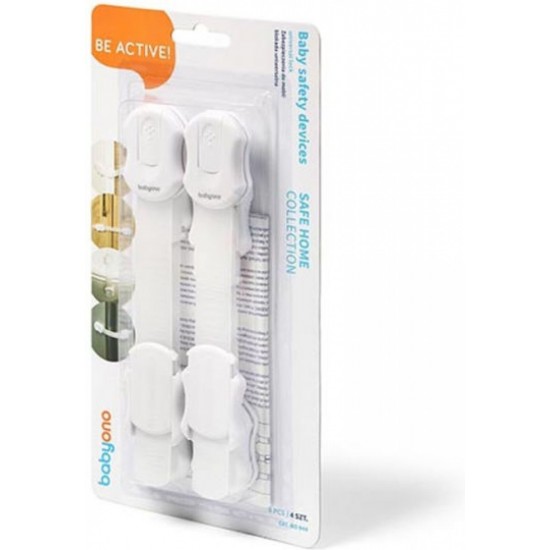 Babyono: Προστατευτικά για ντουλάπια - συρτάρια 4 τεμάχια BN1644