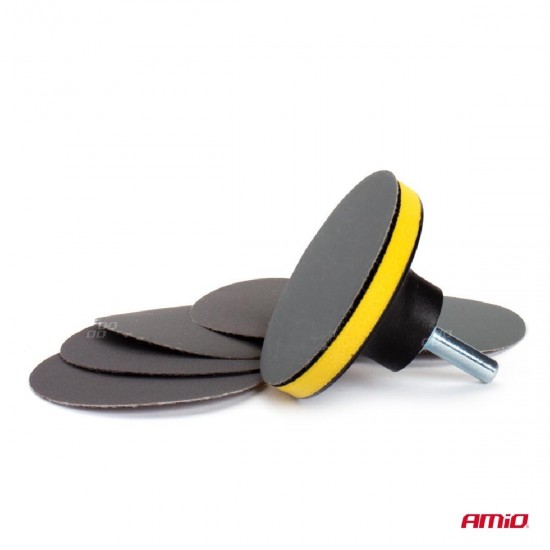 Amio Κit Γυαλίσματος για Φανάρια Αυτοκινήτου 14τμχ (02892)