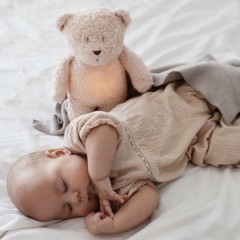 Moonie 2.0 Λούτρινο με Ηχογράφηση & Αισθητήρα Κλάματος Rose Bear