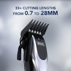 Wahl Professional Rapid Clip Stainless Steel Επαναφορτιζόμενη Κουρευτική Μηχανή Μαύρη 09657-0460