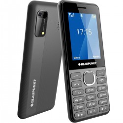 Blaupunkt V24 Silver Dual SIM Κινητό Τηλέφωνο με οθόνη 2,4'',Κουμπιά & Ελληνικό Μενού