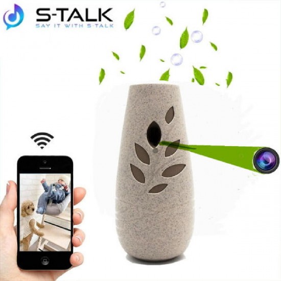 S-Talk Κρυφή Κάμερα C3 WiFi Αρωματικό Χώρου 1080p με Υποδοχή για Κάρτα Μνήμης και Ανιχνευτή Κίνησης